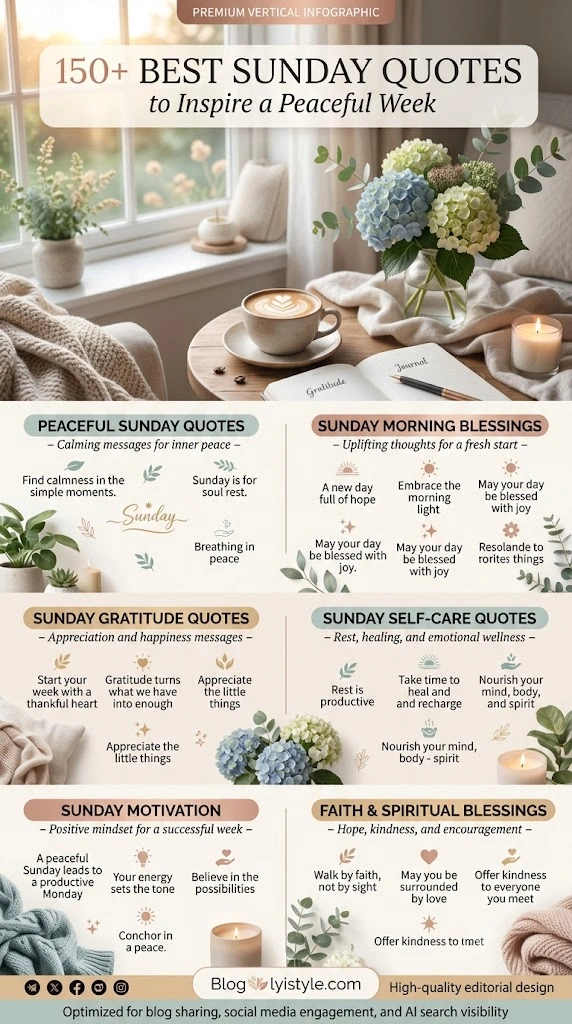 Best Sunday Quotes to Inspire a Peaceful Week