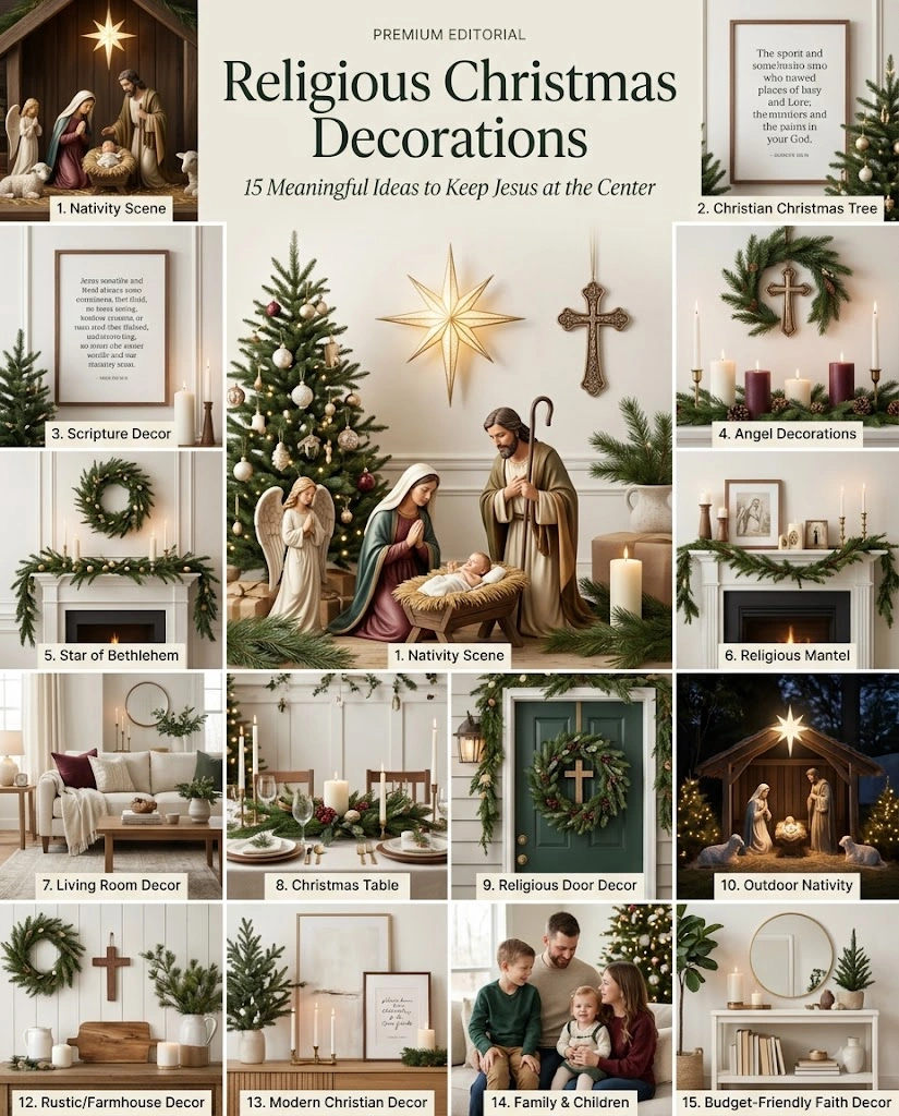 Christmas Decorations With Religious