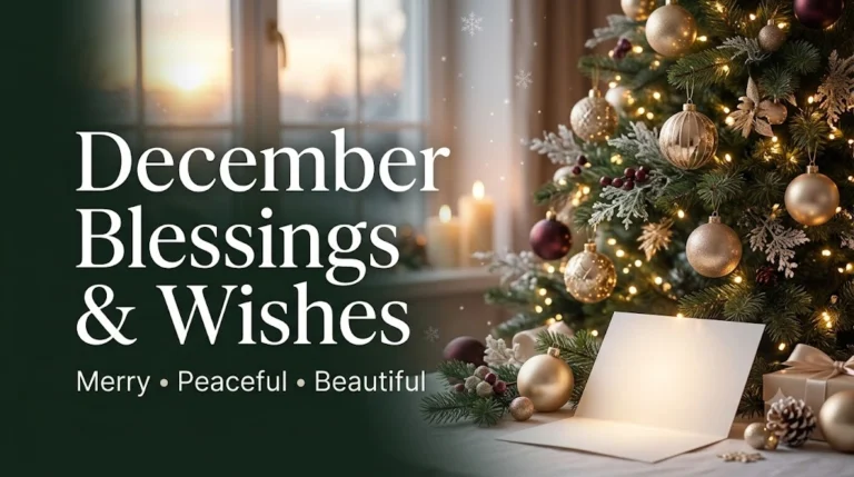 December Blessings And Wishes