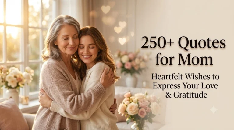 Quotes For Mom Heartfelt Wishes