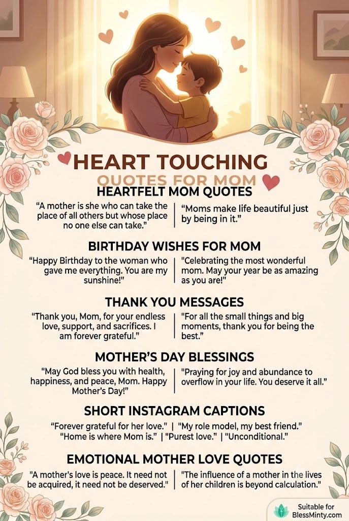 Quotes For Mom Heartfelt Wishes