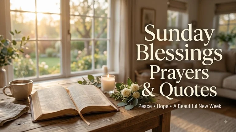 Sunday Blessings Prayers And Quotes