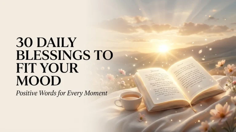 30 daily blessings to fit your mood