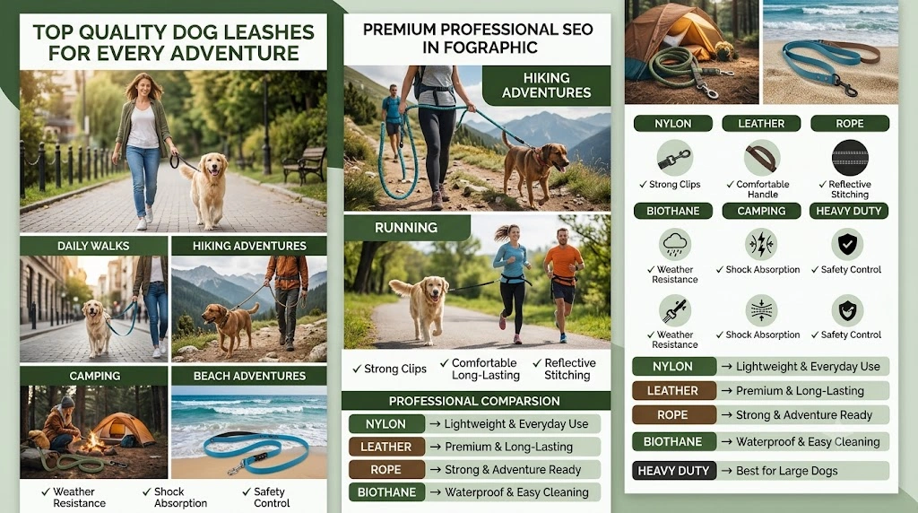 Top Quality Dog Leashes for Every Adventure