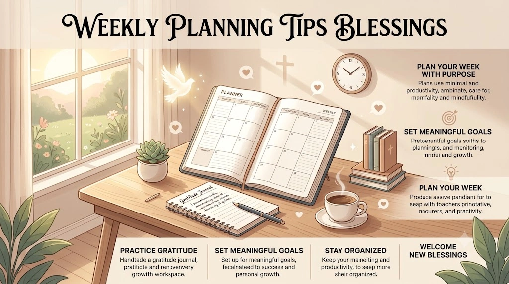 Weekly Planning Tips Blessings