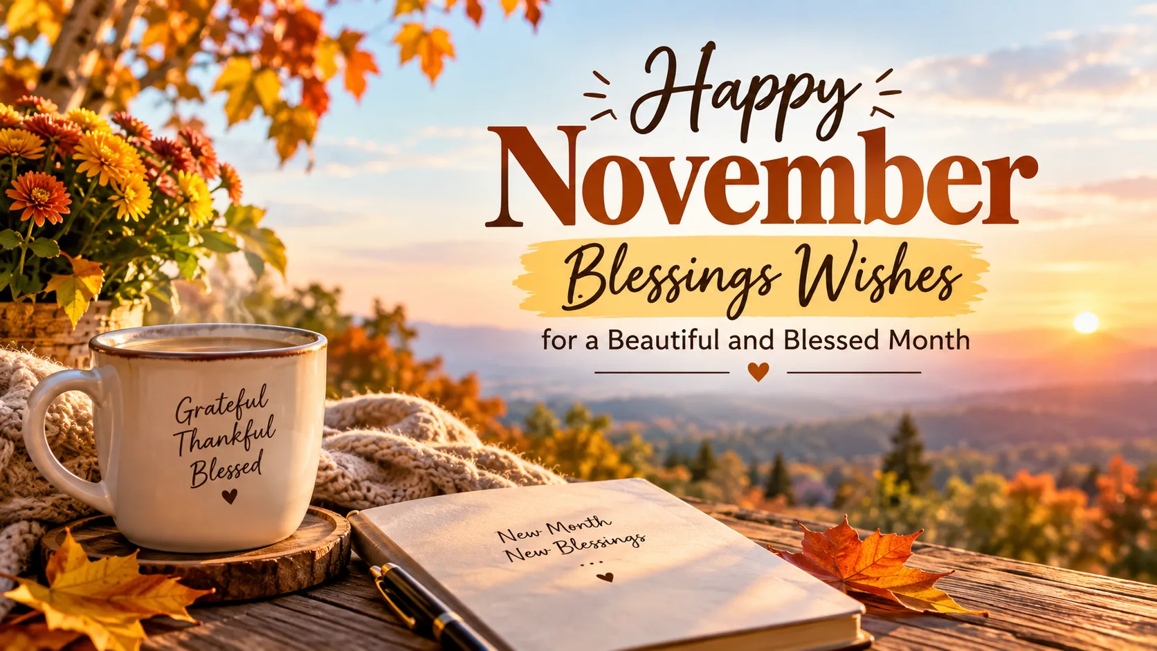 Happy November Blessings Wishes