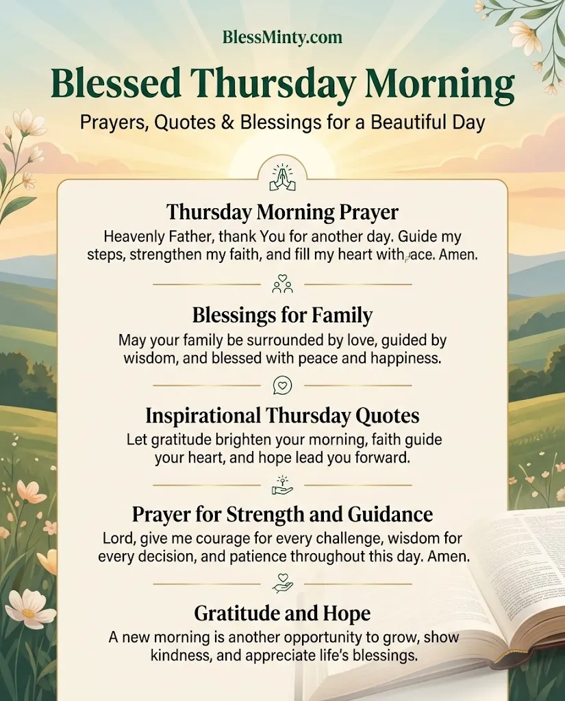 Blessed Thursday Morning Prayers
