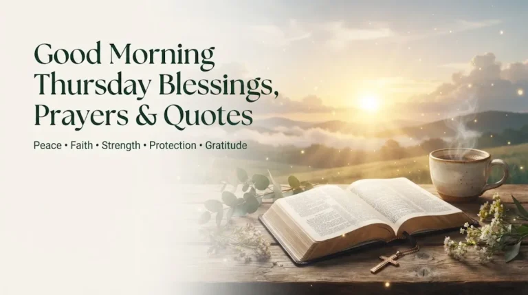 Good Morning Thursday Blessings Prayers Quotes