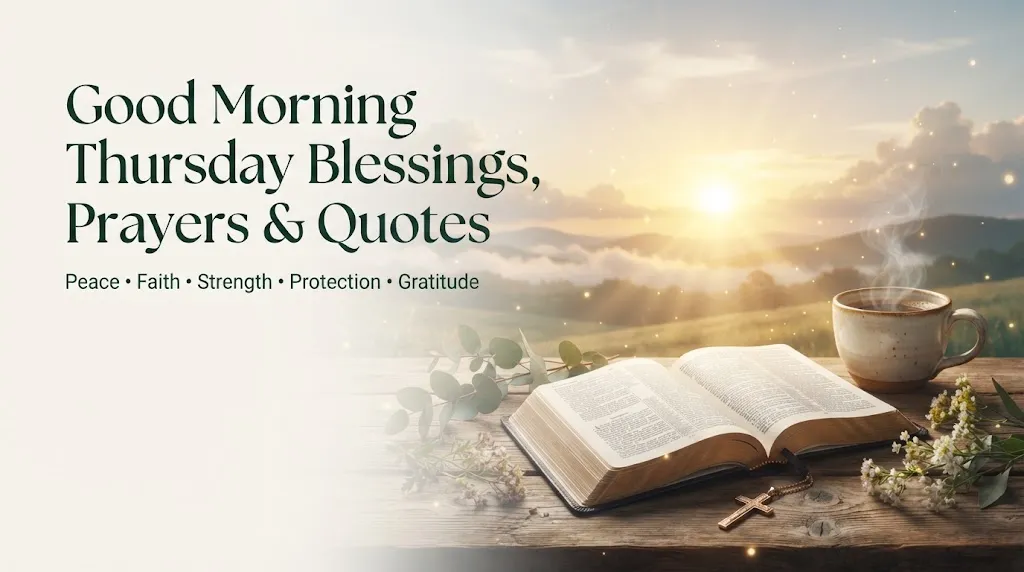 Good Morning Thursday Blessings Prayers Quotes