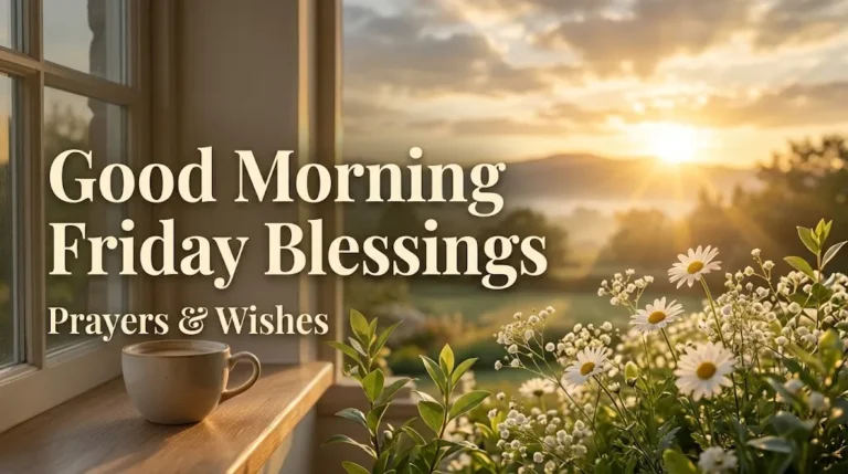 Good Morning Friday Blessings