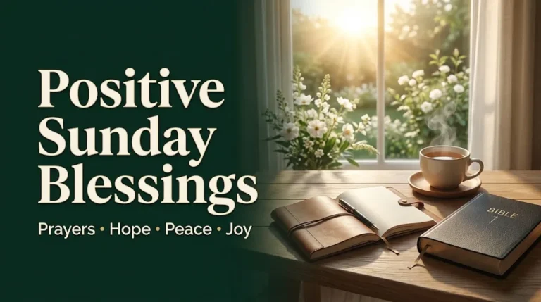 Positive Sunday Blessings Prayers