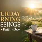 Morning Saturday Blessings