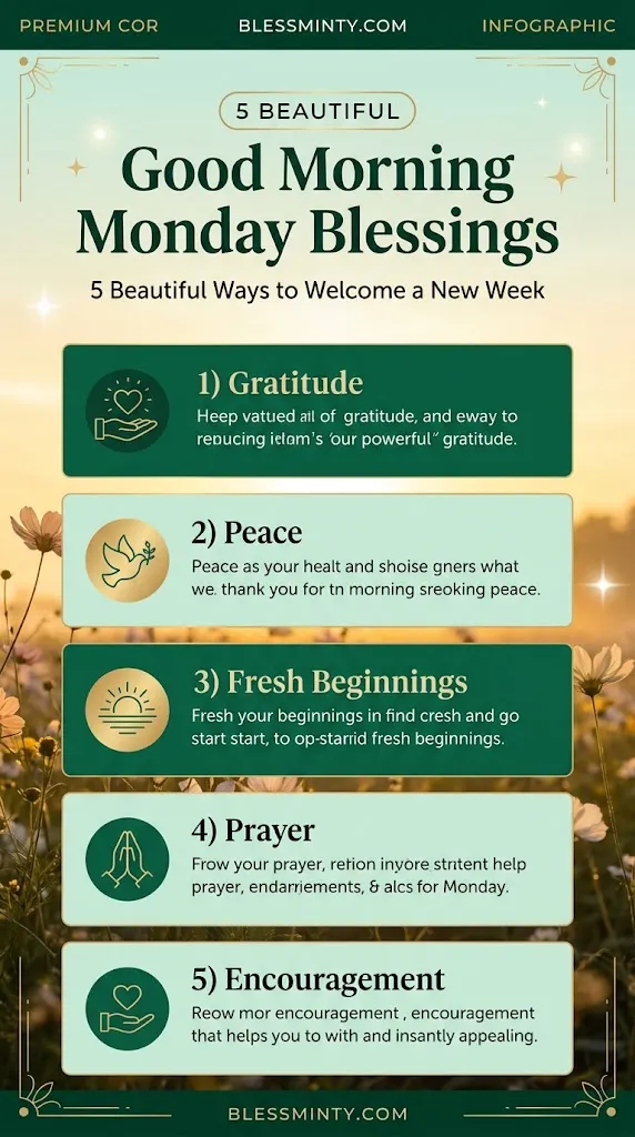 Good Morning Monday Blessings